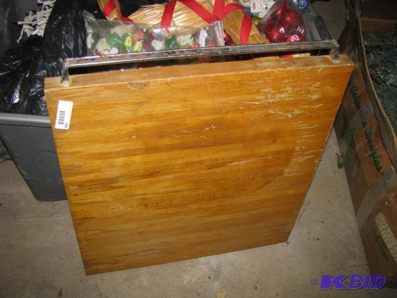 lot 404 image: large butcher block drawer could be converted...