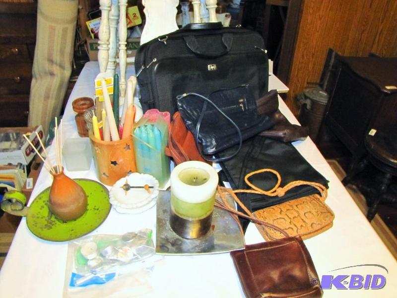 lot 469 image: lot of candles, bags, candle holders, votives...
