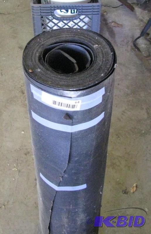 lot 64 image: Roll of Black Roofing Material...