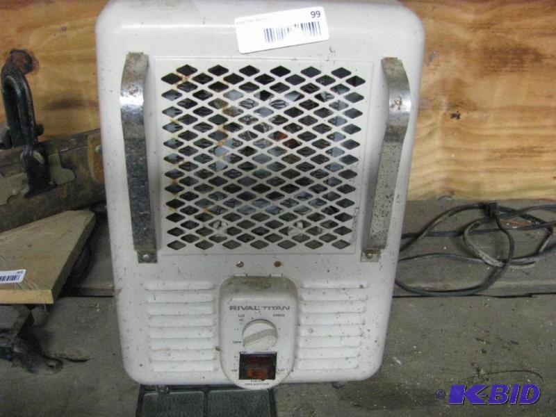lot 99 image: Electric Heater, works per consigner....