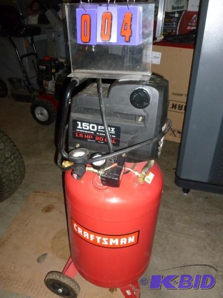 Craftsman 110 volt air compressor. Lightly us...