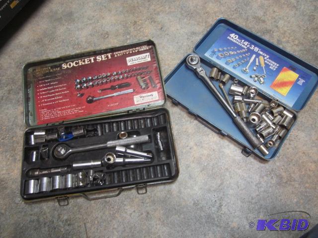 lot 103 image: Lot of (2) socket sets....