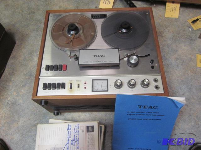 lot 132 image: Vintage Tape Recorder