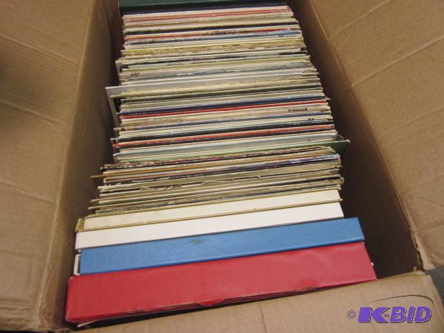 lot 134 image: Large box of records....