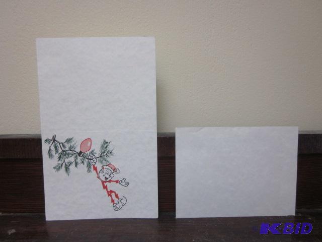 lot 144 image: Reddy Kilowatt greeting card. ...