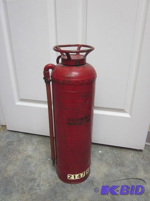 lot 2 image: Antique &quotChilds" Fire Extinguisher....