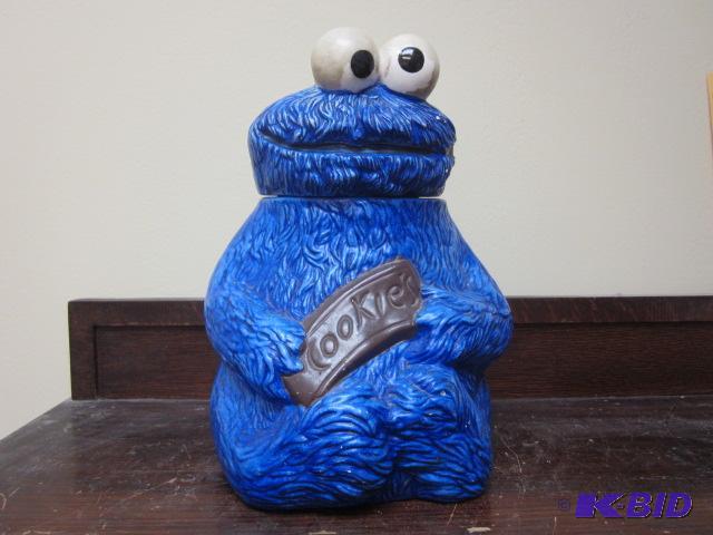 Sold at Auction: Vintage Cookie Monster Cookie Jar