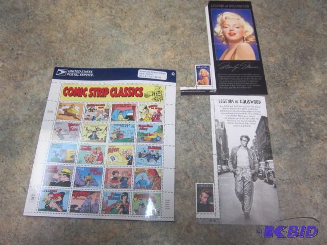 lot 29 image: Vintage and unused stamps, including full and...