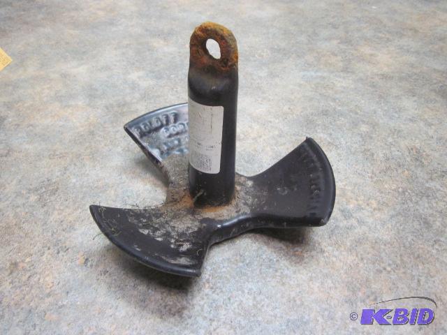lot 43 image: Roloff Corp. rubber dipped boat anchor. ...