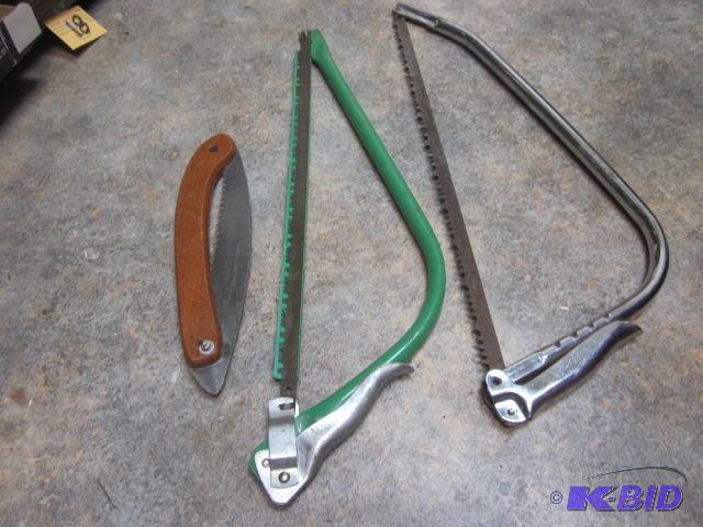 lot 98 image: Lot of (3) wood saws....
