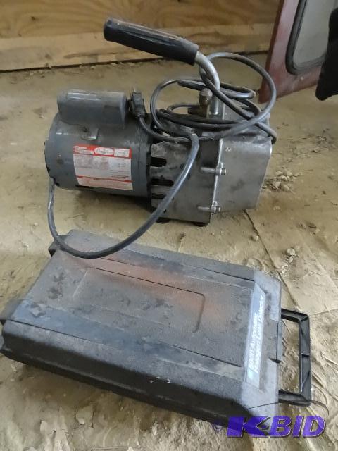 lot 34 image: Dayton model 4Z577 vacuum pump for refrigerat...