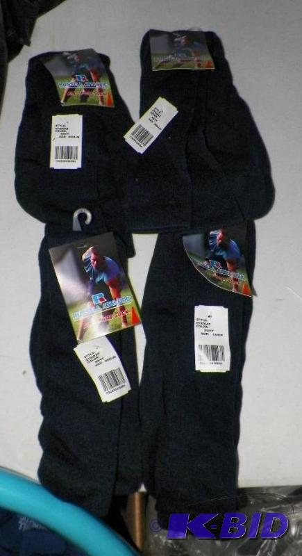 26 pairs of navy athletic socks