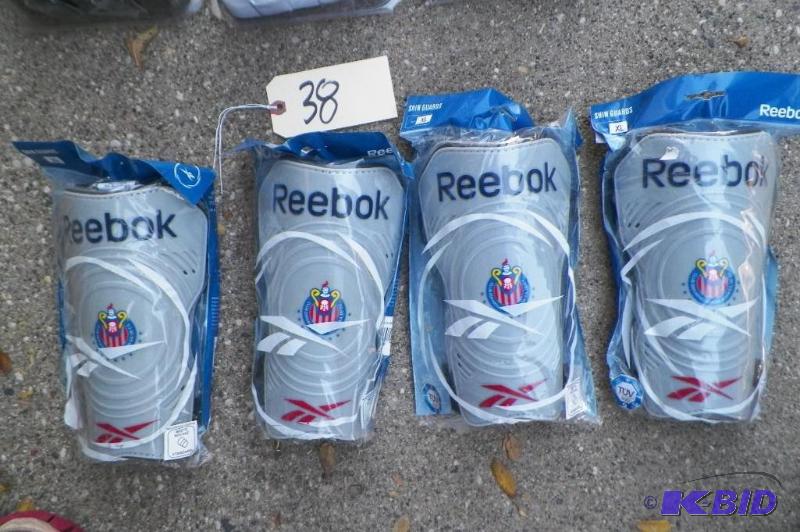 4 pairs Reebok Shin Guards