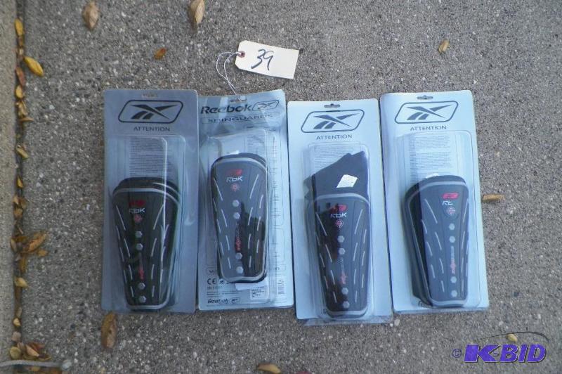 4 pairs Reebok Shin Guards