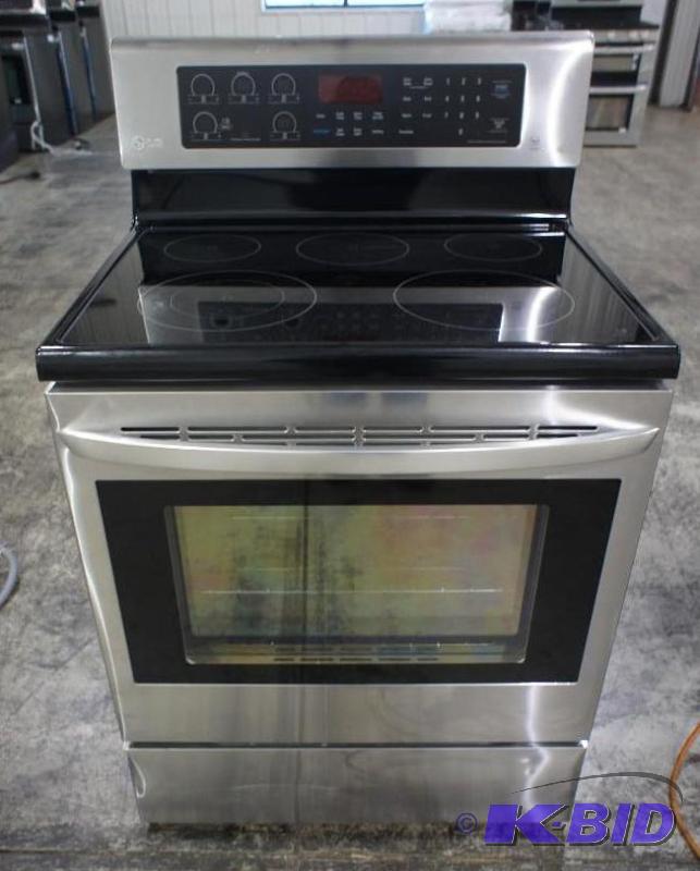 New LG Stove Model # (LRE3083ST) 6.3 Cu. Ft. ...