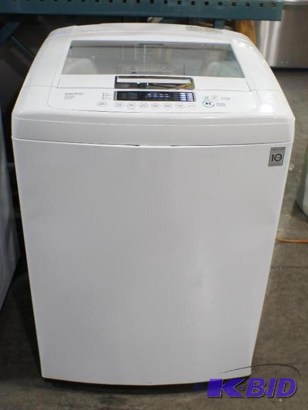 LG Washer (USED) Model # (WT1101CW) top-loadi...