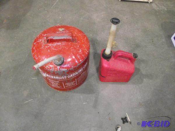 lot 142 image: (2) Gas Cans...