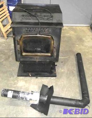 lot 148 image: Large St. Croix PelletCorn Burner   Comes wi...