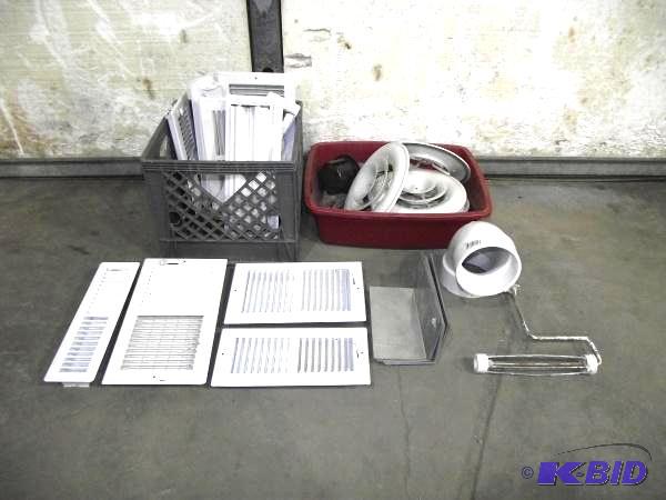 lot 160 image: Multiple different size heater vents...