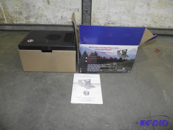 lot 168 image: WFCO Ultra 3 30amp Power Center With Converte...