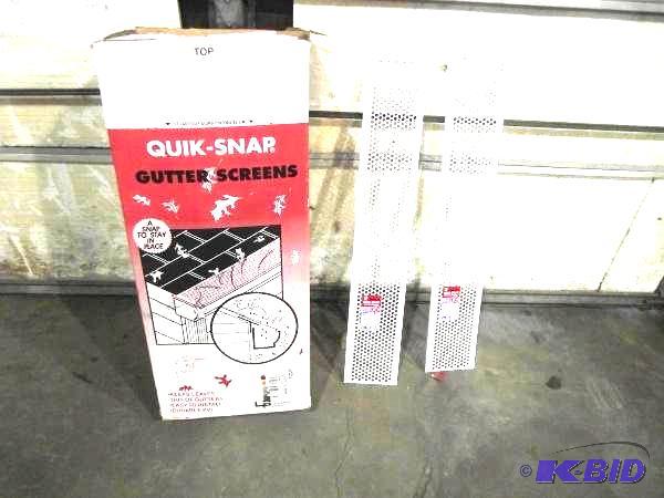 lot 170 image: Quick Snap Gutter Screens   Each piece is 36...