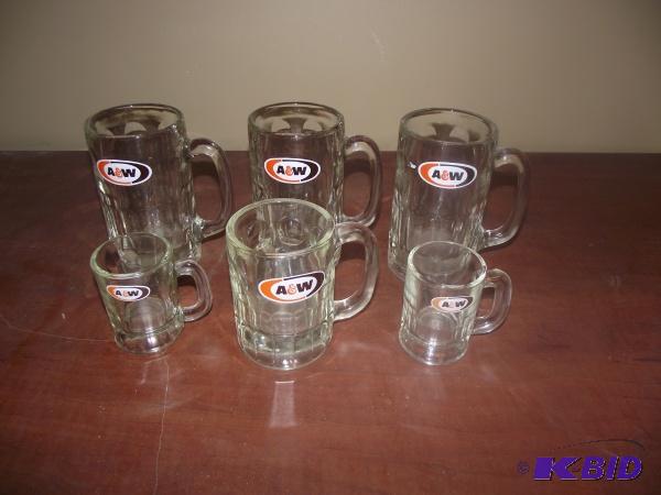 lot 25 image: (6) A&ampW Collector Mugs...