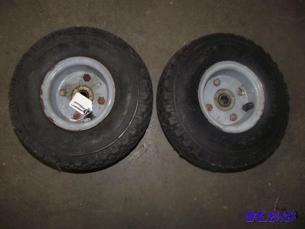 lot 54 image: Small Tires Removed From Pressure Washer...
