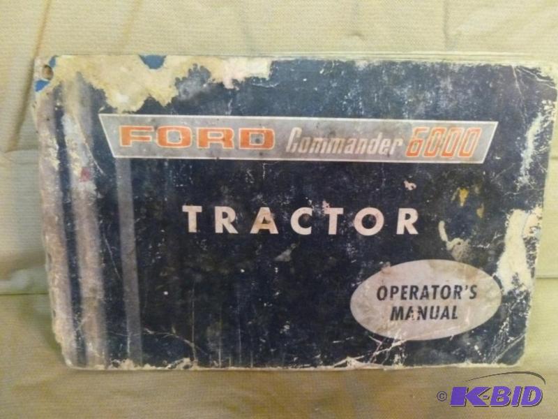 lot 106 image: Vintage Ford Commander 6000 tractor owners ma...