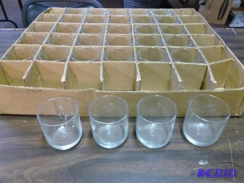 lot 116 image: Large lot of 33&nbspnew water glasses that m...