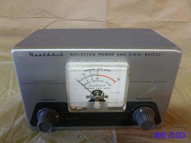 lot 17 image: Vintage Heath - Heathkit Reflected Power And ...