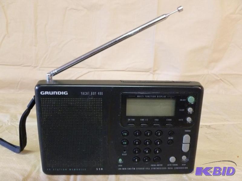 lot 21 image: Grundig Yacht Boy 400 - 40 station memories S...