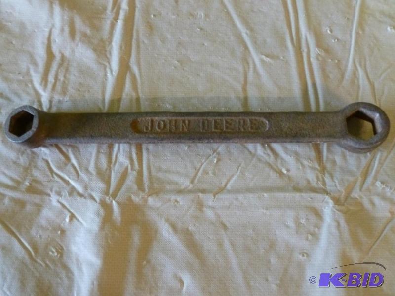 lot 32 image: Large Vintage John Deere wrench that measures...