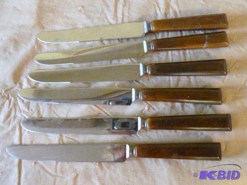 lot 47 image: Lot of six matching vintage Royal Cutlery Co....