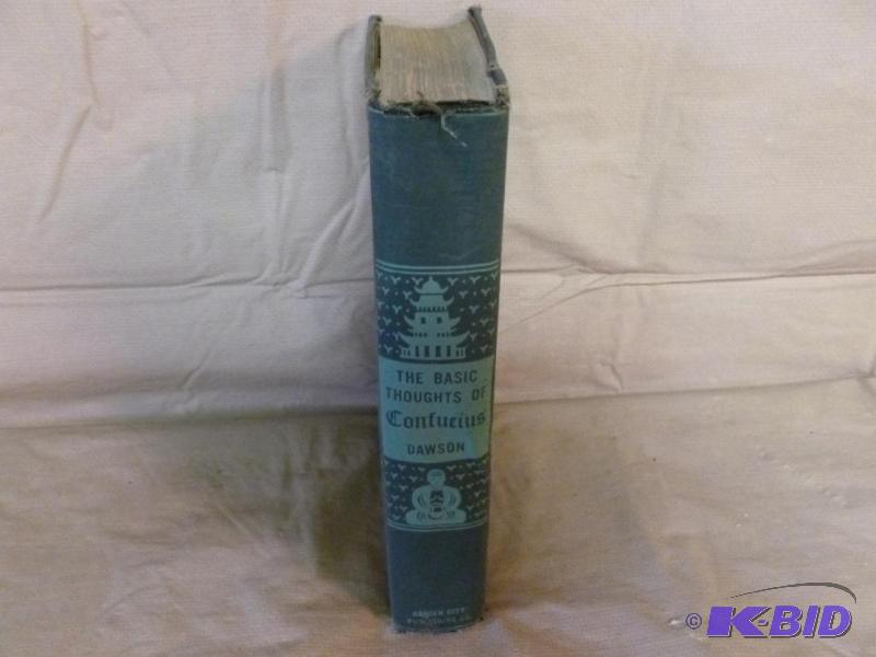 lot 85 image: Vintage Book - The Basic Thoughts Of Confueiu...