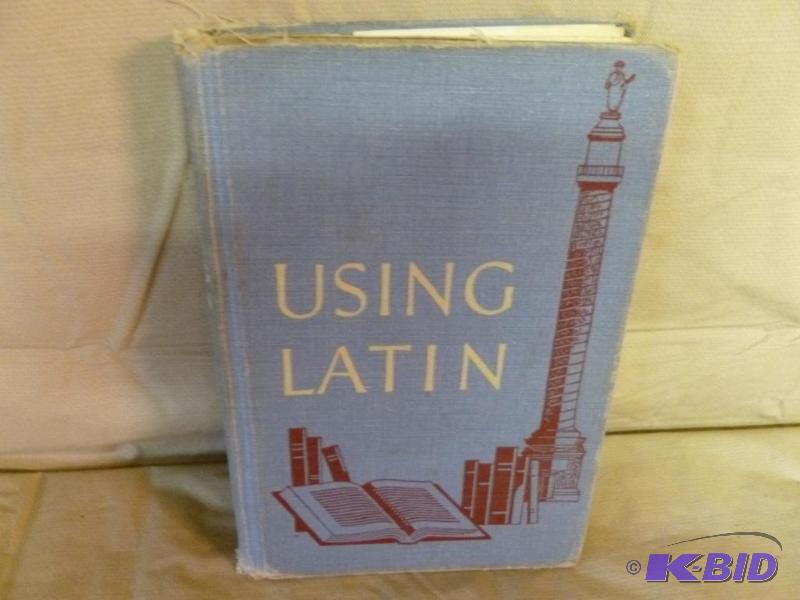 lot 86 image: Vintage Book - Using Latin - 1955....