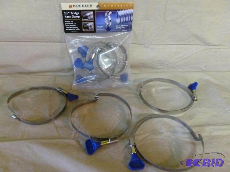 lot 87 image: Large lot of Rockler bridge hose clamps, incl...