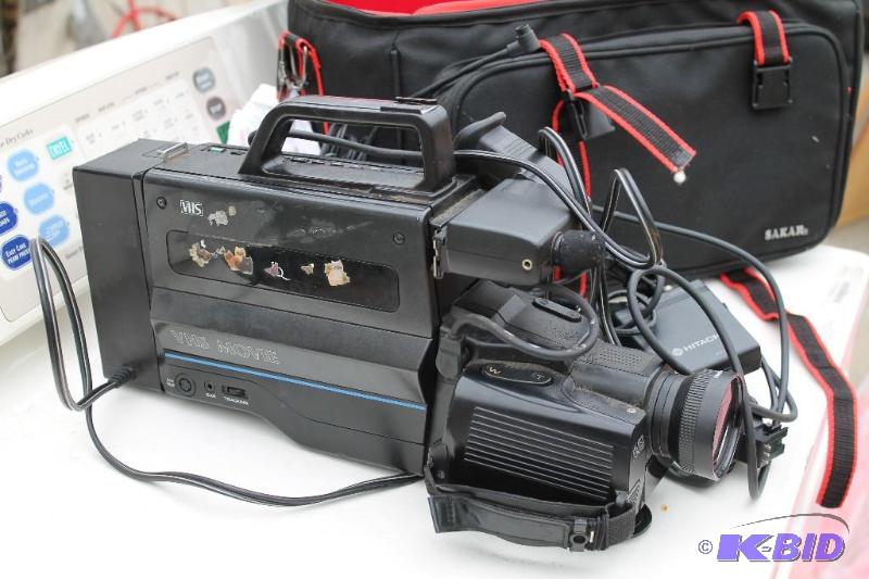 Hitachi VHS Camcorder In Original Bag...