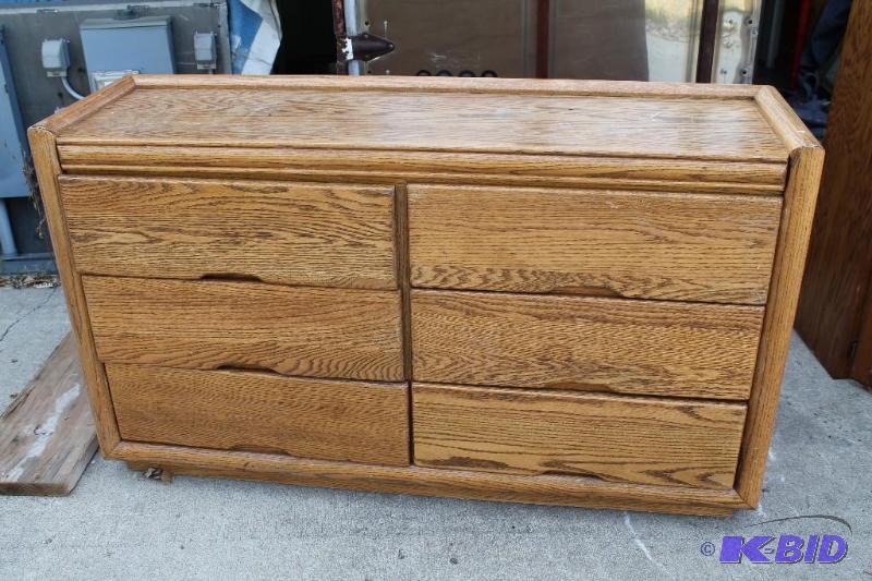 6 Drawers Solid Oak Dresser Arbek Inver Grove Sale 25 K Bid