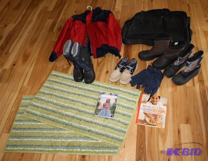 lot 106 image: Sperry shoes size 8.5 Tommy Hilfiger jacket s...