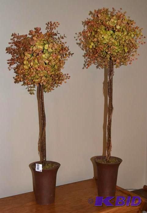 lot 29 image: Two decorative plants 30x7&quot...