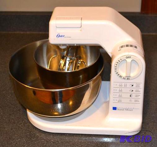 lot 70 image: Oster Designer 12 speed Stand electric Mixer...
