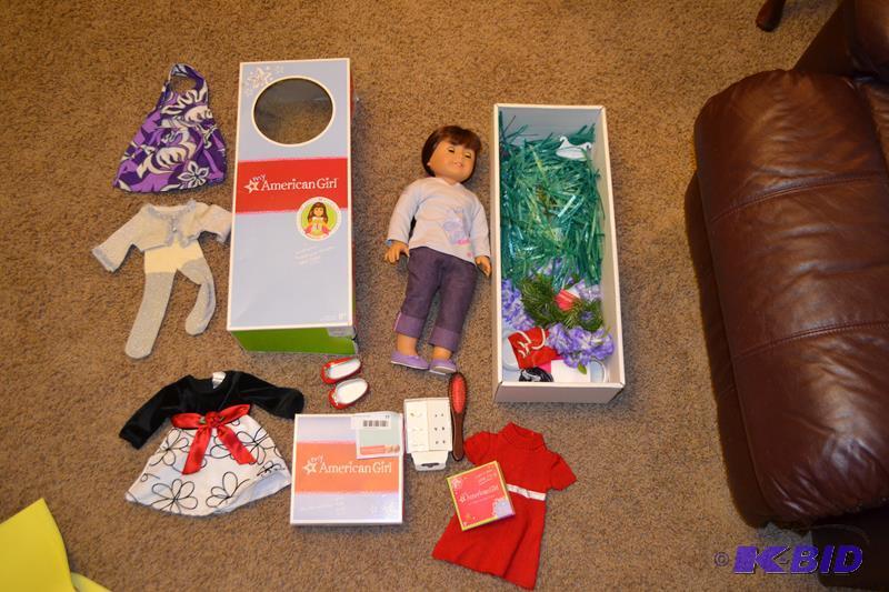lot 77 image: American girl doll 18&quot with accessories ...