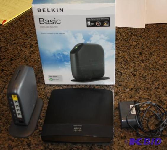 lot 93 image: Belkin router model F7D1301 v1 Cisco lynksys ...