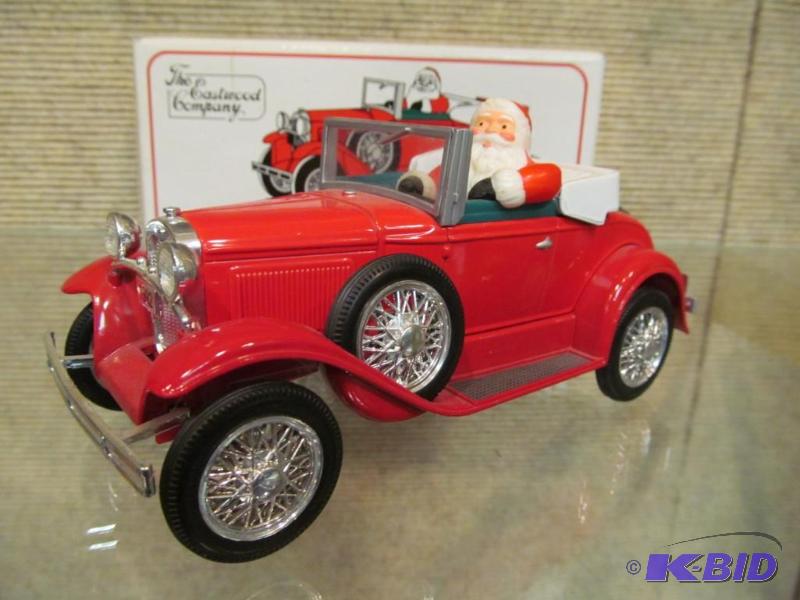1992 Eastwood Company Santas Roadster 125 Scale Die Cast Bank by Ertl