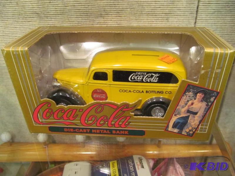 1995 Coca-Cola Chevy Delivery Truck 125 Scale Die Cast Bank by Ertl