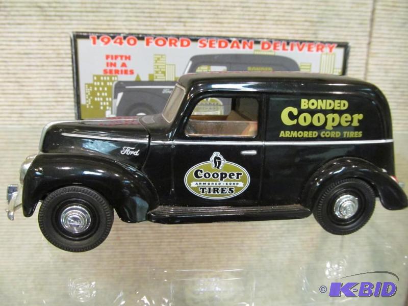 1940 Ford Sedan Delivery Cooper Tires Delivery Truck 125 Scale Die Cast Bank by Ertl