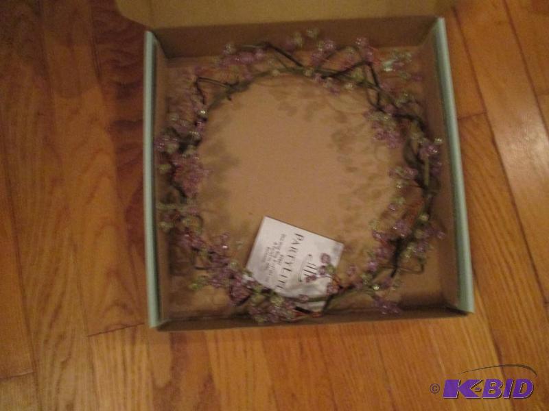 lot 18 image: Partylite Dew Drop Ring 8.5 inches...