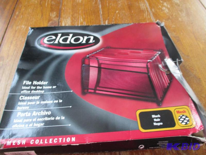 lot 45 image: Eldon desktop hanging file folder holder...
