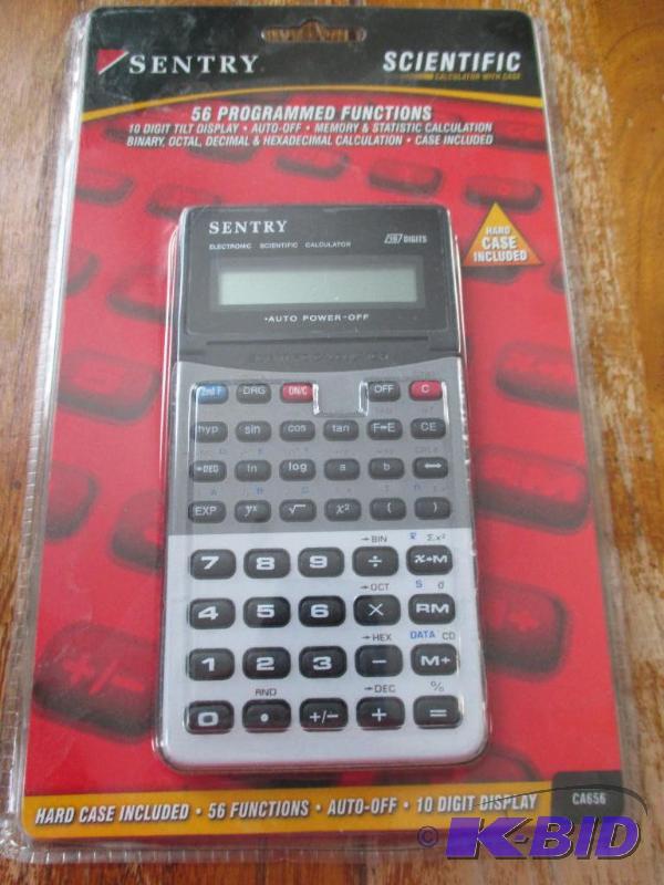 lot 48 image: Sentry scientific calculator- new in package...