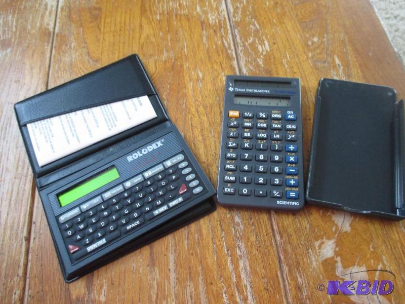 lot 50 image: 2 small calculators...